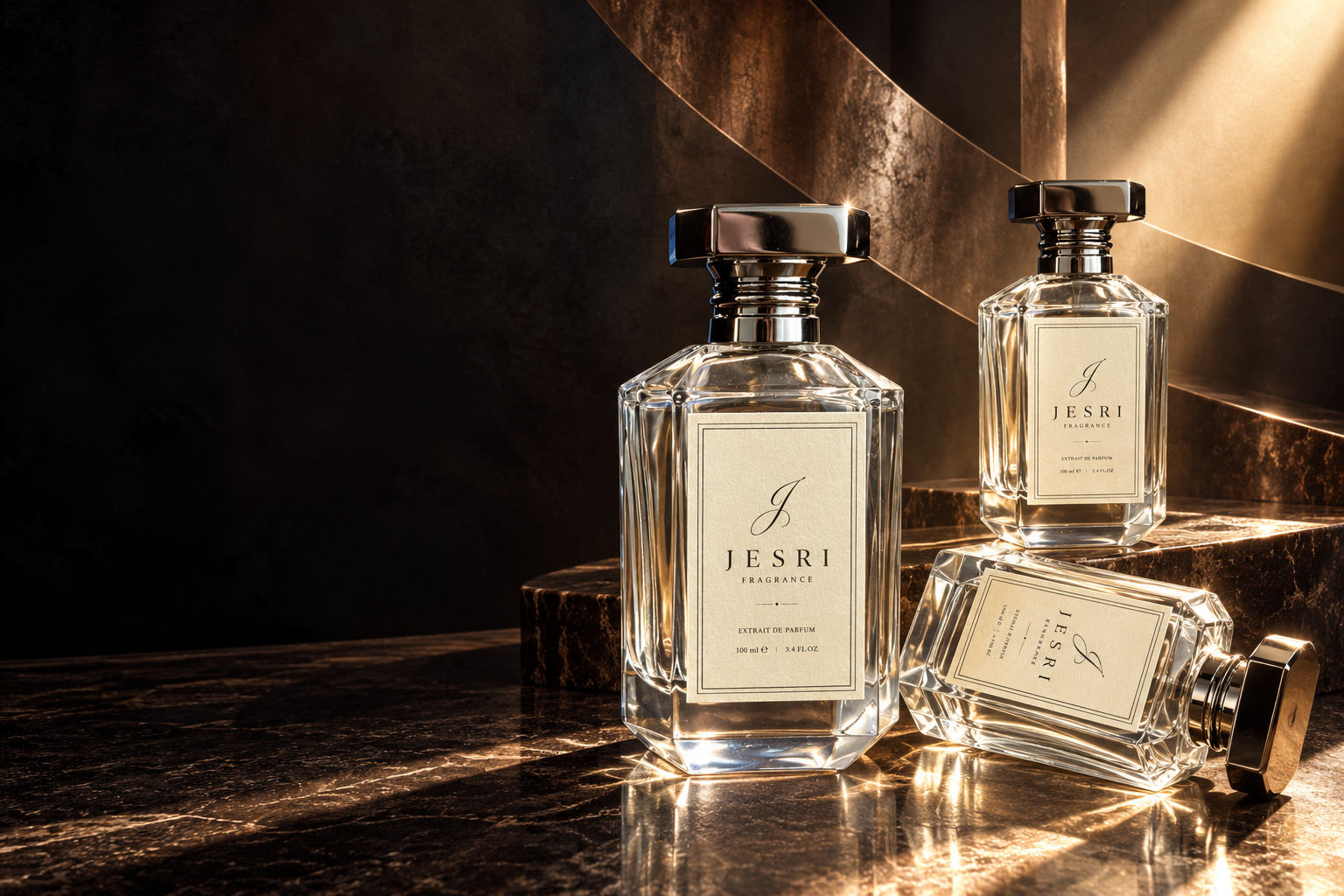 The JESRI collection on sculptural dark stone